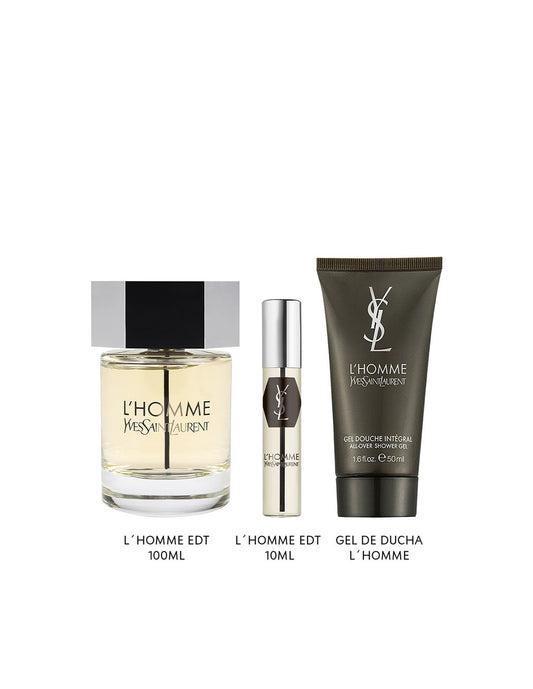 SET L'HOMME EDT 100ML + GEL 50ML + A/S 50ML